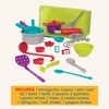 image:imageBattat  Pretend Cooking Set  Plastic Kitchen Toys  Play Dishes amp Utensils  Toddler Cooking Set  3 Years21 PiecesCooking Set  21 Pcs