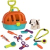image:imageBattat  Rolling Pet Carrier  Plush Dog Toy  Animal Hospital Playset  Pretend Vet Kit for Toddlers  2 Years  Pup amp Go Vet Carrier
