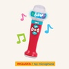 image:imageBattat  Toy Karaoke Mic  Light  Up amp Voicechanging Microphone  Record amp Playback  Sing  Along with Bluetooth  3 Years Musical Light Show MicrophoneStandard