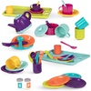 image:imageBattat  Play Dinner Set  45 Pieces Tea Party amp Supper Playset  Pretend Kitchen Toys  Tea Pot Plates Cutlery  3 Years45 pc Play Dinner Set