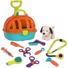 image:imageBattat  Rolling Pet Carrier  Plush Dog Toy  Animal Hospital Playset  Pretend Vet Kit for Toddlers  2 Years  Pup amp Go Vet Carrier