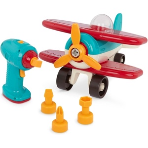 image:imageBattat  Classic Construction Toy  Pretend Play Tools  Toddler Trucks  Dexterity Building Toy  3 Years Take  Apart Crane25 Pc AirPlane