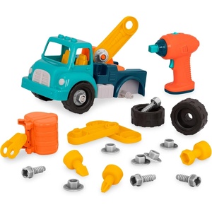 image:imageBattat  Classic Construction Toy  Pretend Play Tools  Toddler Trucks  Dexterity Building Toy  3 Years Take  Apart Crane33 Pc Crane Truck