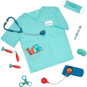 image:imageBattat  Doctor Kit For Kids  Kids Doctor Playset With Costume  11 Medical Tools With Mask amp Scrub Top  Toy Set For Pretend Play  3 Years Little Doctors Kit