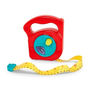 image:imageBattat  Toy Measuring Tape  Working Reel amp Easy  Hold Handle  Tool Discovery Carousel  Metric amp Imperial Units  2 Years  Big Tape MeasureMeasuring Tape