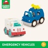 image:imageBattat  Light  Up Yellow Bus  5 Toy Figures  Realistic Sounds  Folding Stop Sign  18 Months  Light amp Sound School Bus3 Rescue Trucks