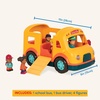 image:imageBattat  Light  Up Yellow Bus  5 Toy Figures  Realistic Sounds  Folding Stop Sign  18 Months  Light amp Sound School BusSchool Bus