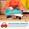 image:imageBattat  Wonder Wheels  Toy Airplane for Kids Toddlers  Toy Vehicle  Pretend Play  bRecyclable Materials  1 Year 