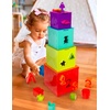 image:imageBattat  Sorting amp Stacking Boxes  Nesting Toddler Play Cubes  Color  Coded Dexterity Keys  Numbers Letters amp Shapes  2 Years  Lock amp Learn Activity Cubes
