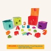 image:imageBattat  Sorting amp Stacking Boxes  Nesting Toddler Play Cubes  Color  Coded Dexterity Keys  Numbers Letters amp Shapes  2 Years  Lock amp Learn Activity Cubes