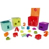 image:imageBattat  Sorting amp Stacking Boxes  Nesting Toddler Play Cubes  Color  Coded Dexterity Keys  Numbers Letters amp Shapes  2 Years  Lock amp Learn Activity Cubes