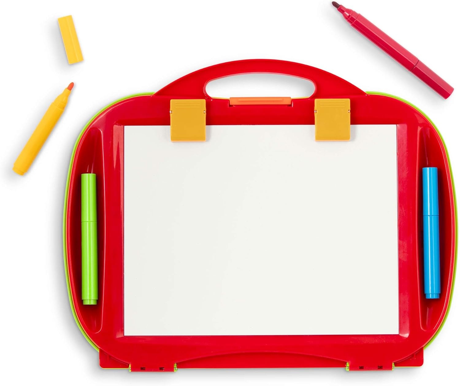 image:imageBattat  Lap Drawing Board  Portable Drawing Pad for Kids  Doodle Pad  4 Color Markers  2 Years   Lap Drawing Board
