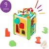 image:imageBattat  Activity Cube amp Shape Sorter  8 Shapes amp Bead Maze  Music amp Lights  Learning Toy for Toddlers Kids  Jungle Fun Activity Center  Jungle Fun Activity Center