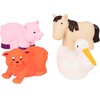 image:imageBattat  Assorted Bath Toys  9 Pieces Animal Squirters  Pool  10 Months  Bath Buddies 9 Pieces