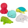 image:imageBattat  Assorted Bath Toys  9 Pieces Animal Squirters  Pool  10 Months  Bath Buddies 9 Pieces