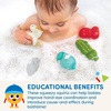 image:imageBattat  Assorted Bath Toys  9 Pieces Animal Squirters  Pool  10 Months  Bath Buddies 9 Pieces