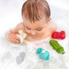 image:imageBattat  Assorted Bath Toys  9 Pieces Animal Squirters  Pool  10 Months  Bath Buddies 9 Pieces
