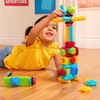 image:imageBattat  Bristle Blocks  STEM Interlocking Building Blocks  56 Pieces Playset  Developmental Toys for Toddlers amp Kid  Basic Builder Box  2 Years56Piece