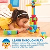 image:imageBattat  Bristle Blocks  STEM Interlocking Building Blocks  56 Pieces Playset  Developmental Toys for Toddlers amp Kid  Basic Builder Box  2 Years56Piece