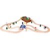 image:imageBattat  Railroad Set for Toddlers  Classic Wooden Train  Reversible Tracks amp Magnetic Cars  47Piece Train amp Town Playset  3 Years   Wild Ridge Train