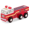 image:imageBattat  Set 2  Miniature Toy Cars  6 Wooden Vehicles  Classic Wooden Toy  Mini Fire Engine Dump Truck  3 Years 