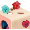 image:imageBattat  Shape Sorter for Toddlers Kids Wooden Learning Cube 10 Colorful Wood Shapes with Numbers Count amp Sort Cube 1 Year 