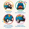 image:imageBattat  Wonder Wheels  Blue Toy Camper Van  Toy Rv for Kids Toddlers  Realistic Details  Recyclable Materials  Camper Van  1 Year 44 Truck
