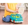 image:imageBattat  Wonder Wheels  Blue Toy Camper Van  Toy Rv for Kids Toddlers  Realistic Details  Recyclable Materials  Camper Van  1 Year Van