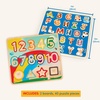 image:imageBattat  Wooden Cube Puzzle  Puzzles for Toddlers  6 Puzzles in 1  Wooden Toys  Educational Toys  2 Years  Puzzle Cube PetsAlphabets  Numbers