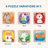 image:imageBattat  Wooden Cube Puzzle  Puzzles for Toddlers  6 Puzzles in 1  Wooden Toys  Educational Toys  2 Years  Puzzle Cube PetsCube Puzzle