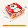 image:imageBattat  Wooden Cube Puzzle  Puzzles for Toddlers  6 Puzzles in 1  Wooden Toys  Educational Toys  2 Years  Puzzle Cube PetsCube Puzzle