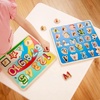 image:imageBattat  Wooden Number amp Shapes Puzzle  Puzzle n Learn  Educational Toy for Kids  2 YearsAlphabets