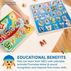 image:imageBattat  Wooden Number amp Shapes Puzzle  Puzzle n Learn  Educational Toy for Kids  2 YearsAlphabets