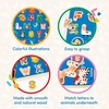 image:imageBattat  Wooden Number amp Shapes Puzzle  Puzzle n Learn  Educational Toy for Kids  2 YearsAlphabets