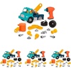 image:imageBattat  Toddler Construction Toys  Developmental Toy Vehicle Kit  Sports Car Building Set  Screwdriver and Tools  3 Years Take  Apart Roadster Red33pc Crane Truck