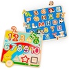 image:imageBattat  Wooden Cube Puzzle  Puzzles for Toddlers  6 Puzzles in 1  Wooden Toys  Educational Toys  2 Years  Puzzle Cube PetsAlphabets  Numbers