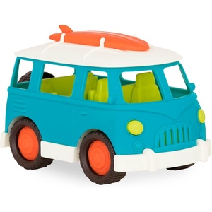 image:imageBattat  Wonder Wheels  Blue Toy Camper Van  Toy Rv for Kids Toddlers  Realistic Details  Recyclable Materials  Camper Van  1 Year Van