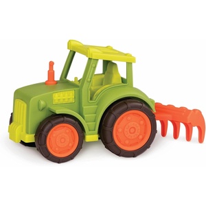 image:imageBattat  Wonder Wheels  Red Toy Tractor and Trailer  Farm Toys for Kids Toddlers  Pretend Play  Recyclable Materials  1 Year 1091 x 570 x 620 inches