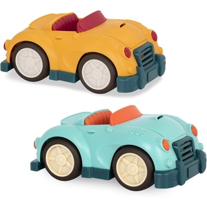 image:imageBattat  Wonder Wheels  Roadsters  Set of 2 Toy Cars for Kids  Toy Roadsters with Movable Parts  Pretend Play  Recyclable Materials  1 Year 