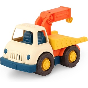 image:imageBattat  Wonder Wheels  Tow Truck for Towing  Moveable Parts  Sturdy Toy Vehicle for Toddlers  Recyclable  1 Year 