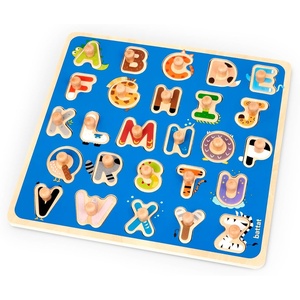 image:imageBattat  Wooden Number amp Shapes Puzzle  Puzzle n Learn  Educational Toy for Kids  2 YearsAlphabets