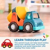 image:imageBattat  Wonder Wheels  Cement Truck with Concrete Mixer  Moveable Parts  Sturdy Construction Toy for Toddlers  Recyclable