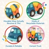 image:imageBattat  Wonder Wheels  Cement Truck with Concrete Mixer  Moveable Parts  Sturdy Construction Toy for Toddlers  Recyclable
