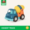 image:imageBattat  Wonder Wheels  Cement Truck with Concrete Mixer  Moveable Parts  Sturdy Construction Toy for Toddlers  Recyclable
