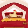 image:imageBattat Big Red Barn Farm Playset Foldable Barn with Tractor Toddler