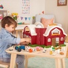 image:imageBattat Big Red Barn Farm Playset Foldable Barn with Tractor Toddler