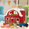 image:imageBattat Big Red Barn Farm Playset Foldable Barn with Tractor Toddler