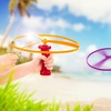 image:imageBattat Skyrocopter Flying Disc Toy Set 2 Launchers 4 Discs Summer8 Discs