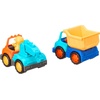 image:imageBattat Tough Truckies Construction Set Mini Toy Trucks with Drivers